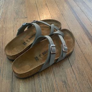 Mayari Birkenstock’s (Nobuck Leather) Olive Green